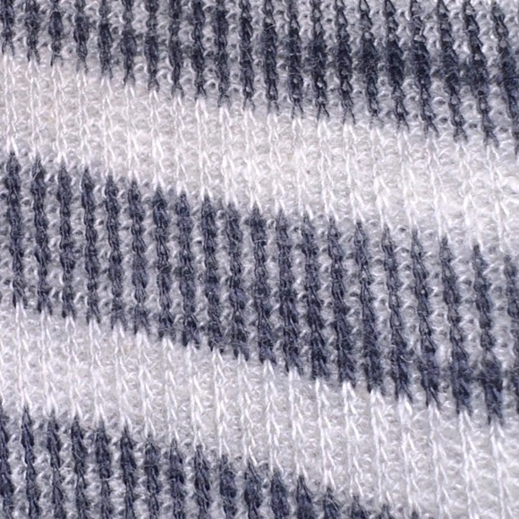 Men’s Native Code Blue & White Striped Knit Hoodie Pullover size L - Picture 5 of 11